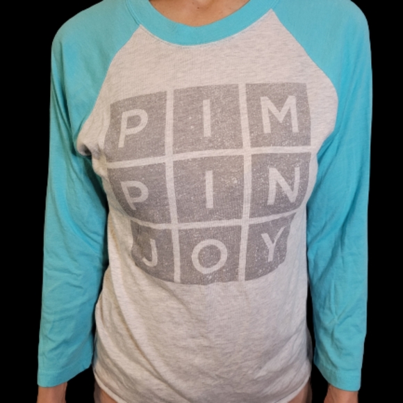 Pimpin Joy woman's baseball tee - Picture 1 of 6